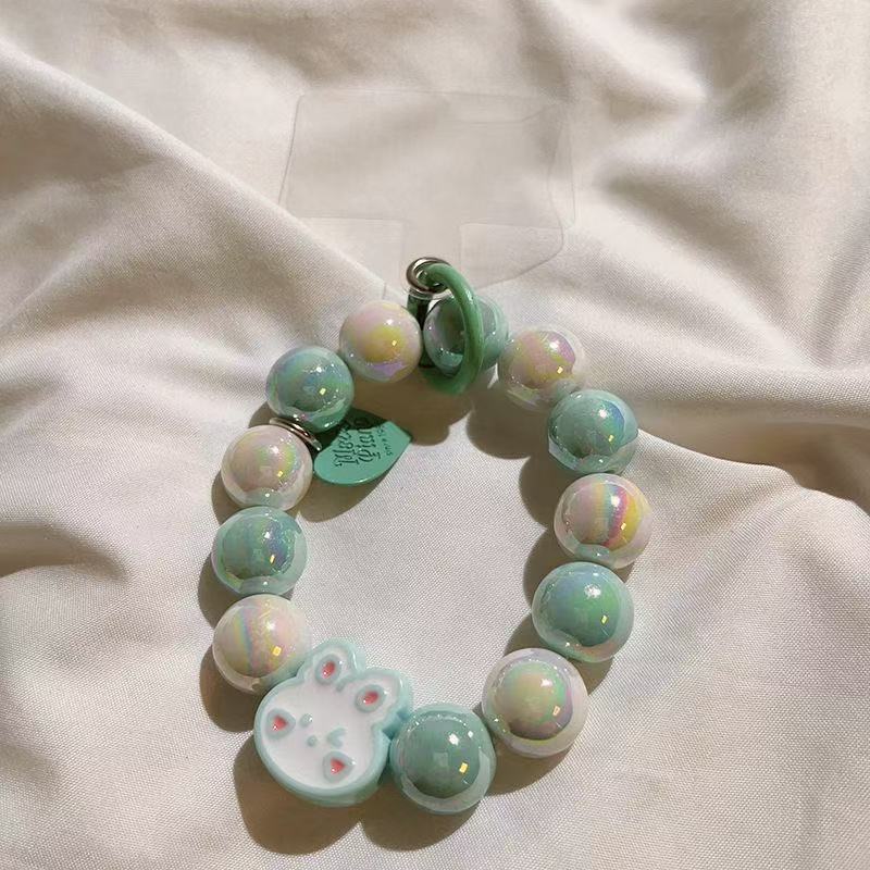 Cute Bunny Beaded Phone Charm Bracelets