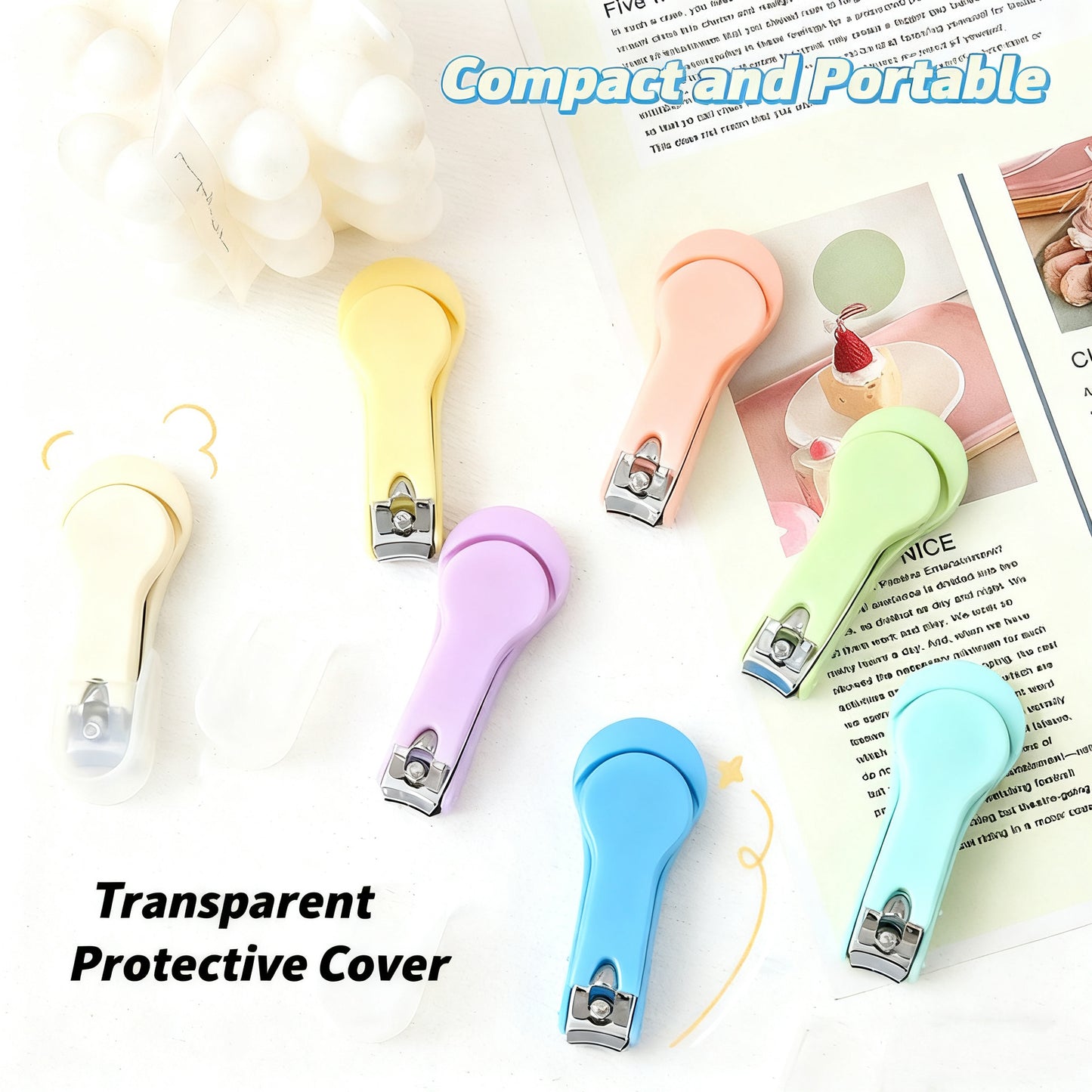 Pastel Macaron Nail Clippers