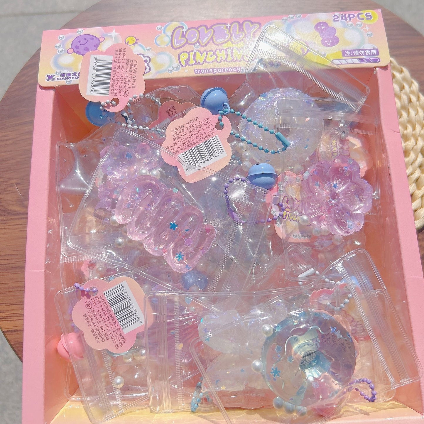 Cute Transparent Squishy Toy