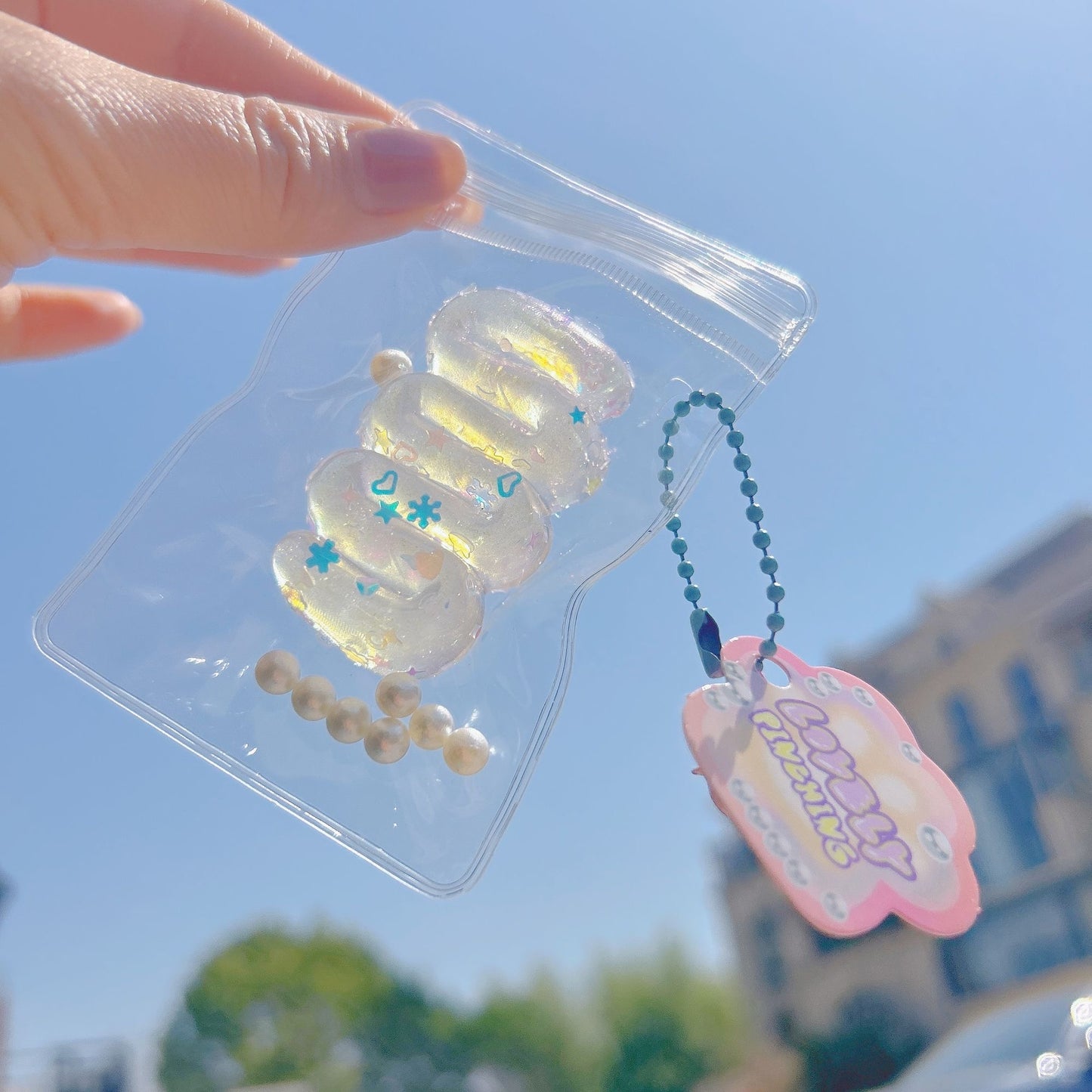 Cute Transparent Squishy Toy