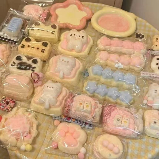 Random Squishy Toy Assortment: Cute Themes Galore