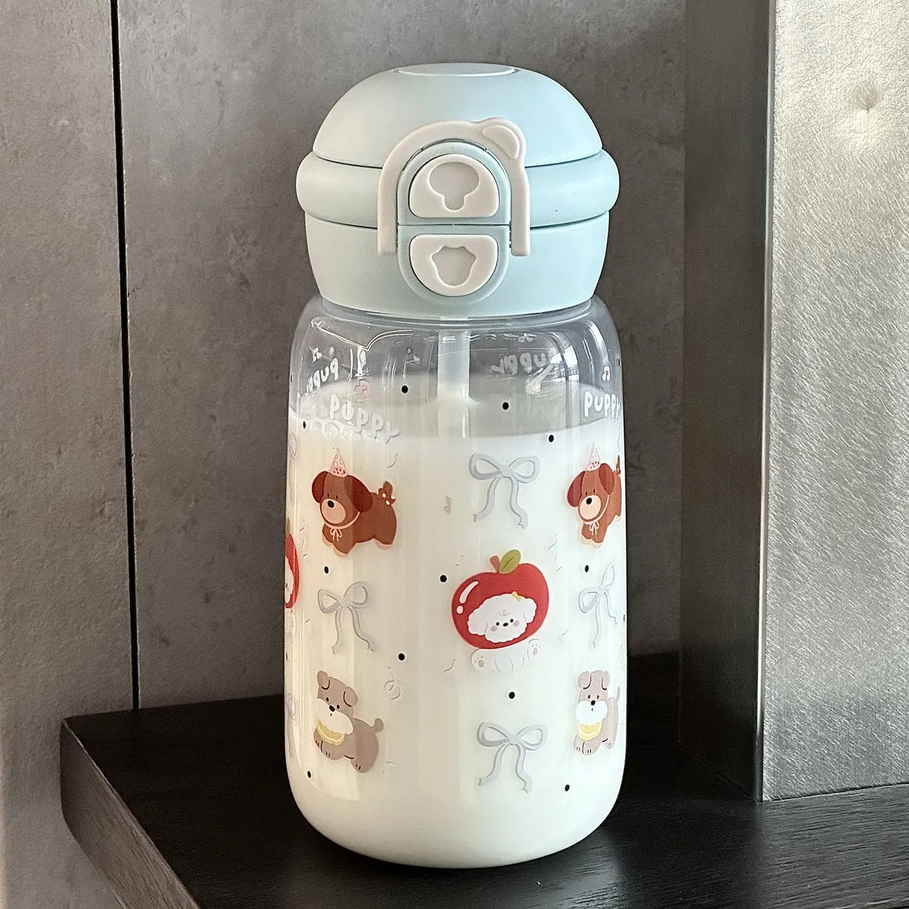 Adorable Cartoon Animal Dual-Use Water Bottle